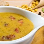 When to add baking soda to pea soup