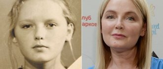 Лариса Вербицкая в детстве и сейчас