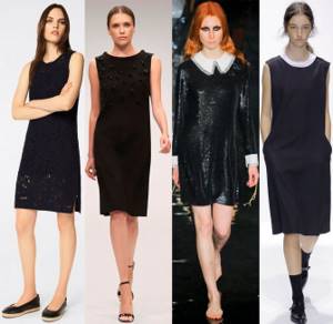 Модные черные платья 2020 года