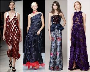 модный фасон платья 2020: платья с аппликациями