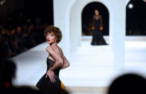 Неделя моды Мercedes-Вenz Fashion Week - показ коллекции Jaba Diasamidze