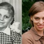 Нелли Уварова в детстве и сейчас