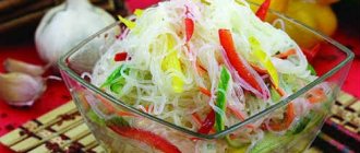салат из фунчозы