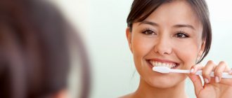 Caring for teeth and gums toothbrush